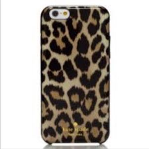 Kate Spade Leopard mobile Case iPhone 6 like new used for very short time